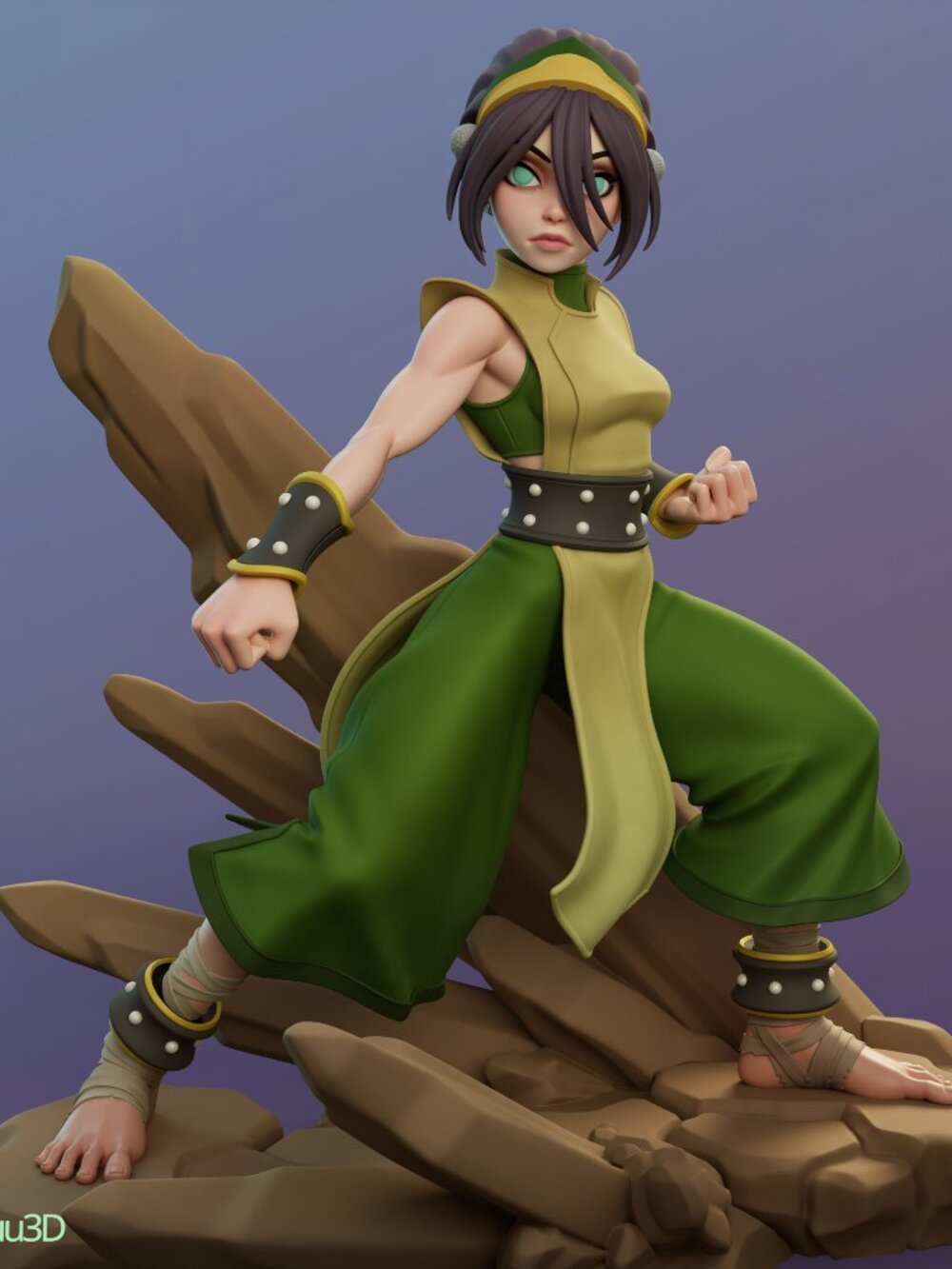 Toph Beifong from Avatar Resin Statue Part Kit
